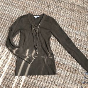 Olive green Michael Kors sweater